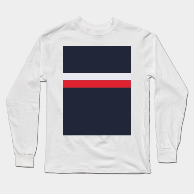 Sunderland 1999 Retro Third Navy Red White Hoops Long Sleeve T-Shirt by Culture-Factory